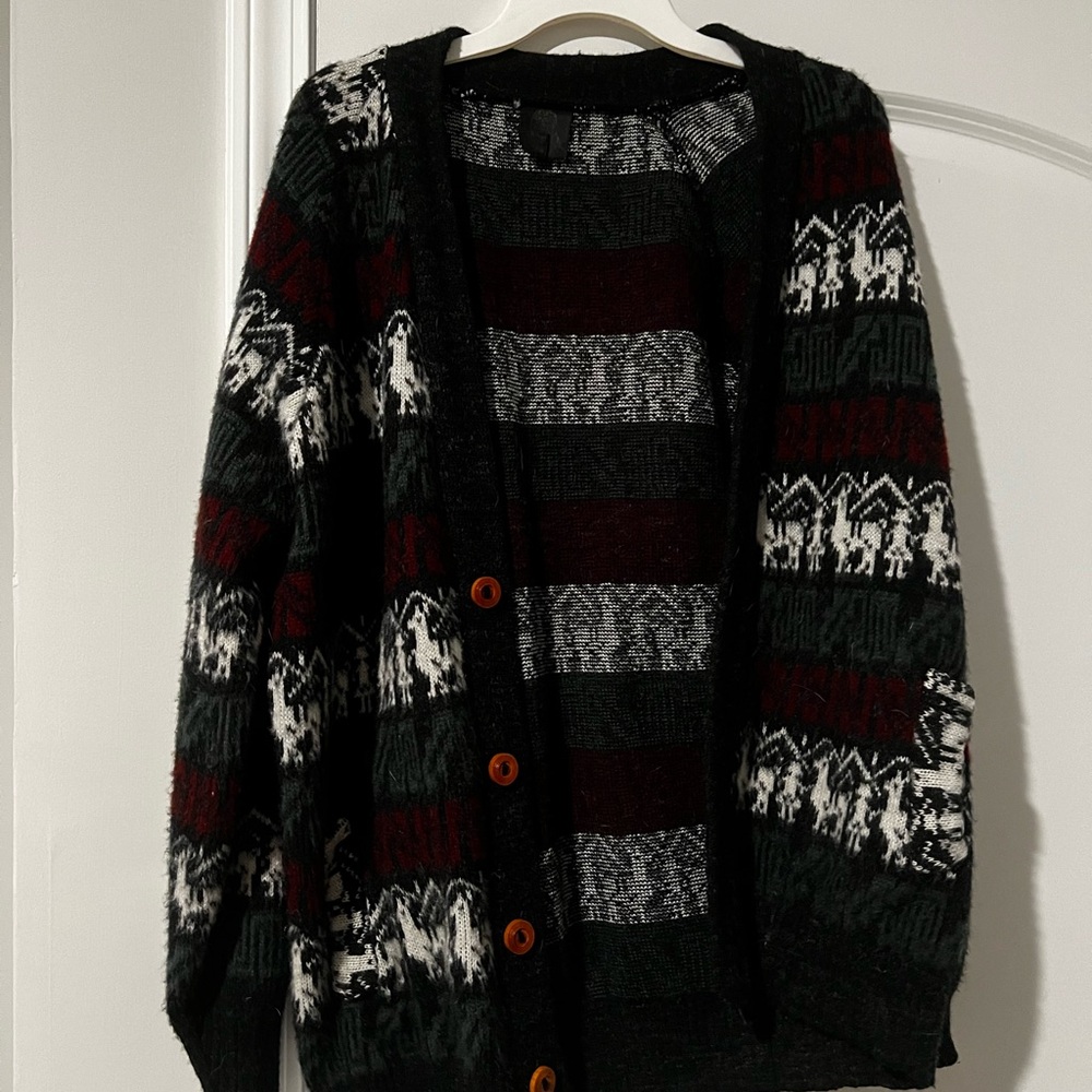 Wool cardigan